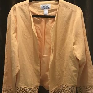 Peach linen jacket